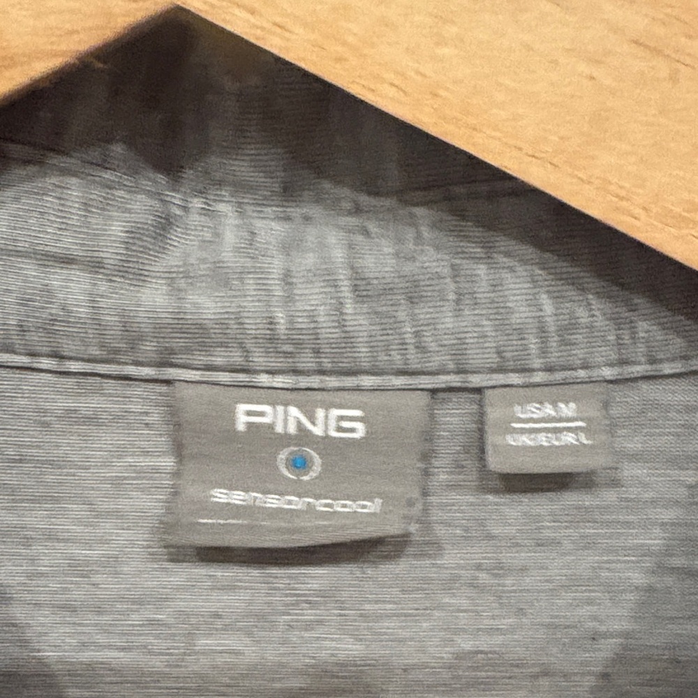 Ping Men's Charcoal Polo Shirt View 2